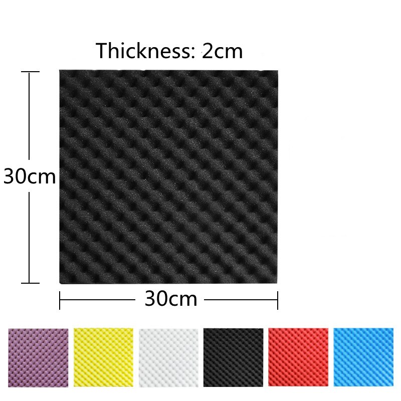 2Piece EggCrate Shaped Insulation Panels All In Audio