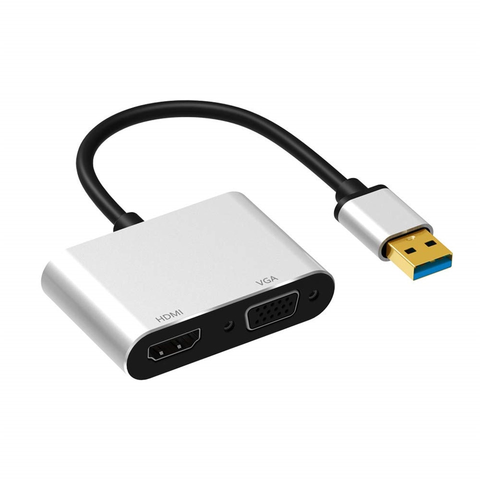 USB to HDMI or VGA
