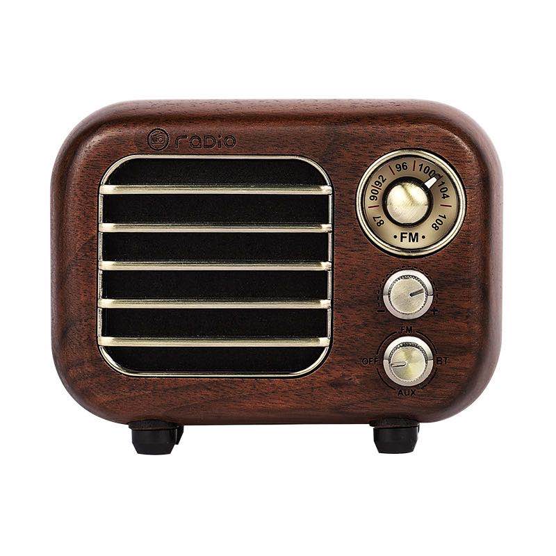 Retro Radio Style Small Portable Speaker