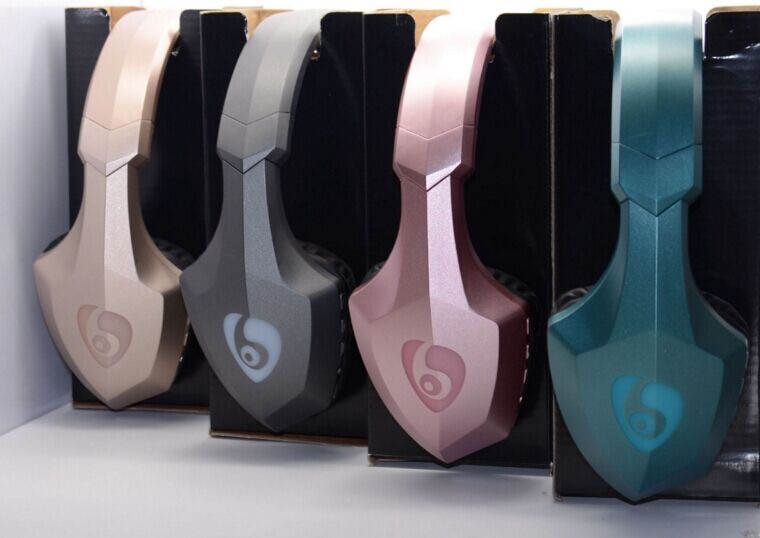 OVLENG S33 Over Ear Bass Stereo Bluetooth Headphone Wireless Headset Support Micro SD/TF Card FM Radio Microphone & LED