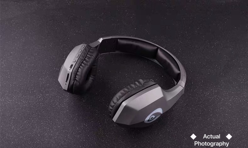 OVLENG S33 Over Ear Bass Stereo Bluetooth Headphone Wireless Headset Support Micro SD/TF Card FM Radio Microphone & LED