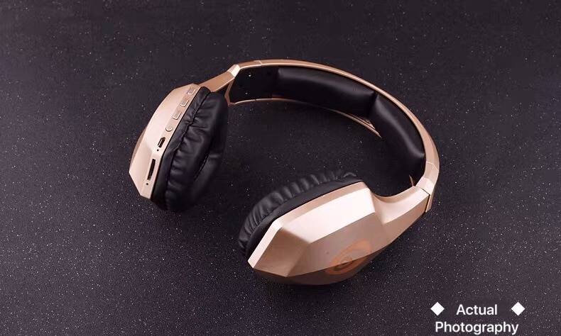 OVLENG S33 Over Ear Bass Stereo Bluetooth Headphone Wireless Headset Support Micro SD/TF Card FM Radio Microphone & LED