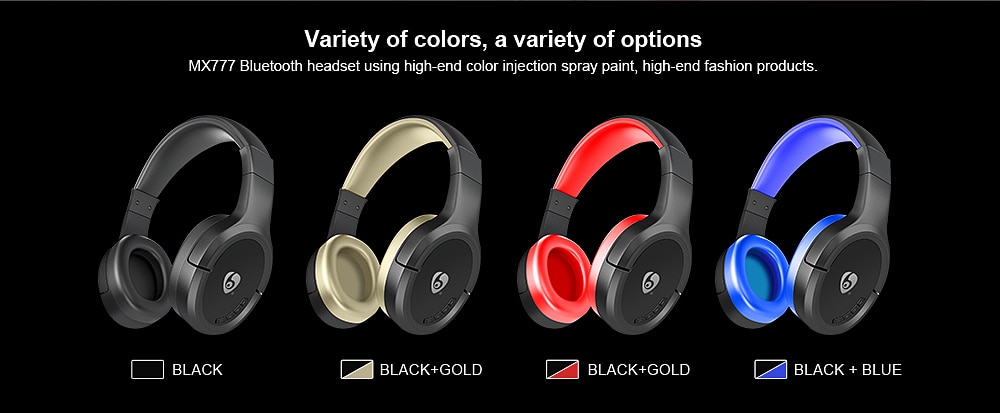 OVLENG MX777 Over Ear Bass Stereo Bluetooth Headphone Wireless Headset Support Micro SD TF Card Radio Microphone Gaming Earphone